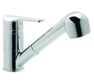 K8 Single lever sink mixer with pull-out spray